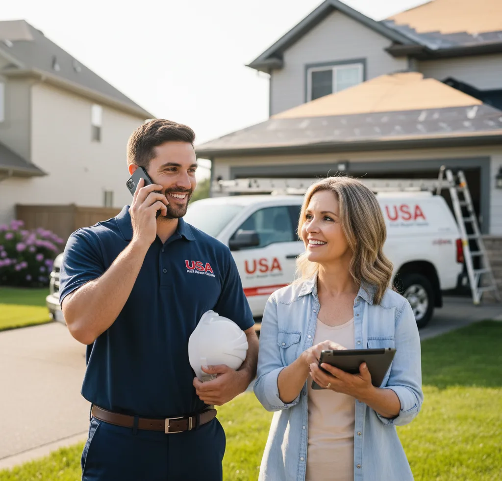 USA Roof Repair Experts customer support in Barling